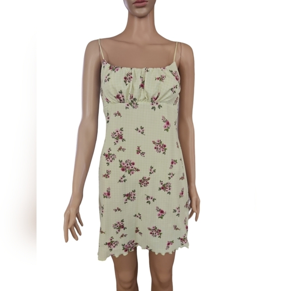 No Comment Spring Green Mini Dress - Picture 2 of 8